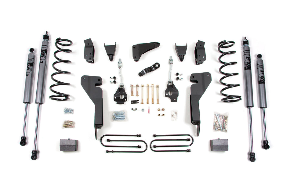 08 Dodge RAM 2500 6 Inch Lift Kit With 3.5 Inch Axle Diesel Fox Shocks Zone Offroad