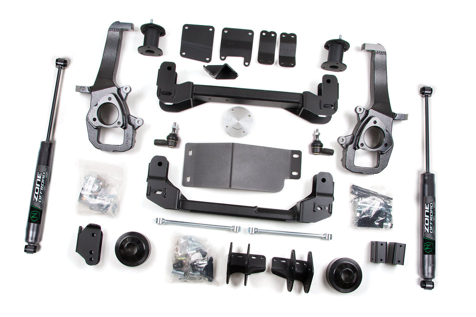 13-18 Ram 1500 4WD 4 Inch Suspension Lift Kit, 3 Inch Rear Lift, Coil Spring - Nitro Loaded Struts, Nitro Shocks Zone Offroad