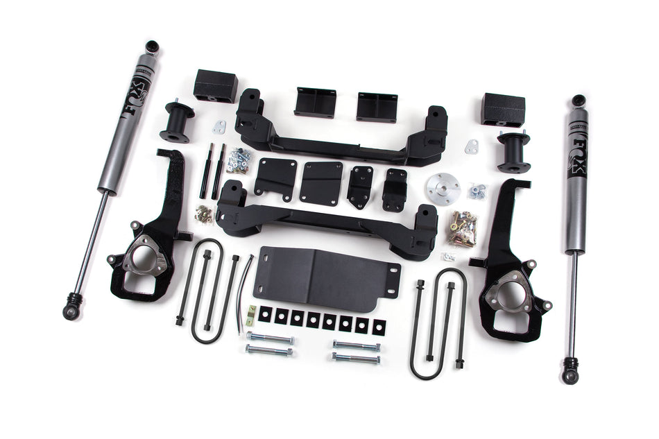 06-08 Dodge 1500 6 Inch Strut Spacer Lift Kit Fox Shocks Zone Offroad