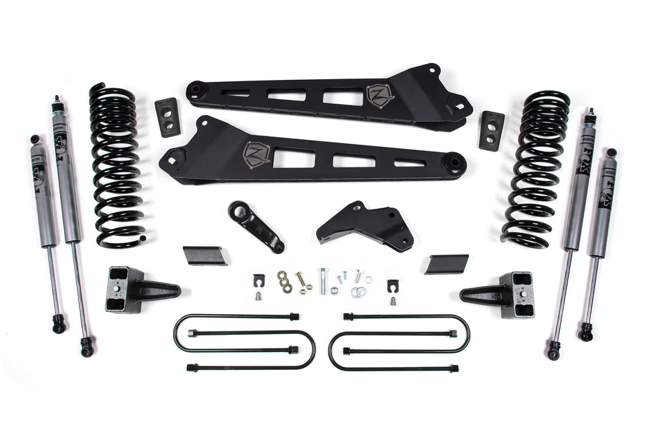 13-14 Dodge RAM 3500 6.5 Inch Replacement Radius Arm Lift Kit Diesel Fox Shocks Zone Offroad