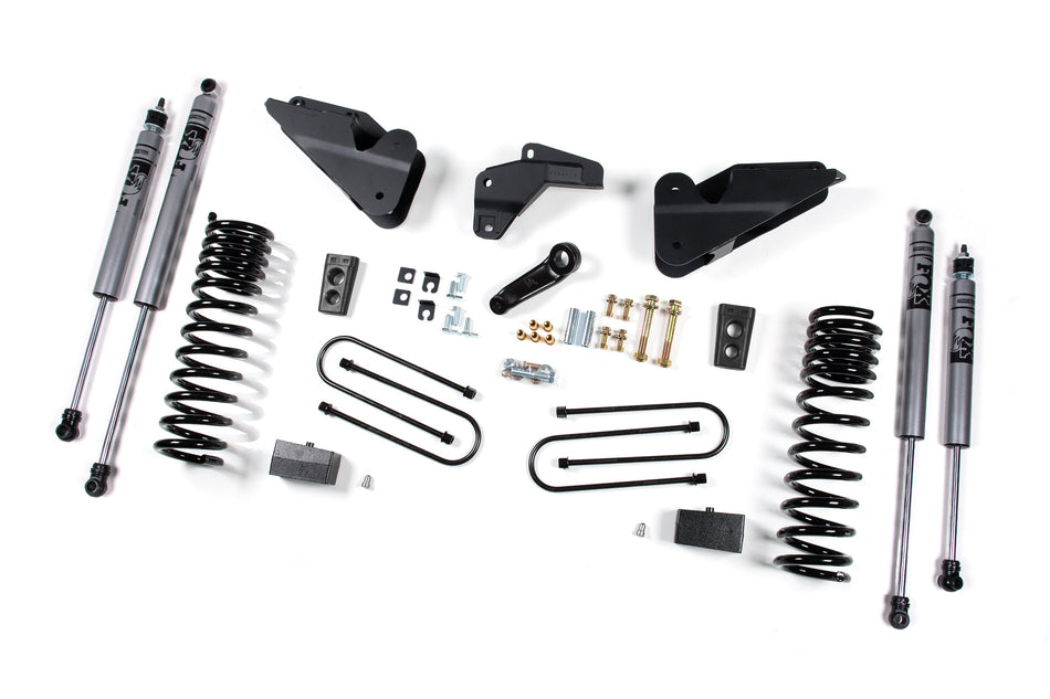 13-18 RAM 3500 4 Inch Lift Kit Gas Fox Shocks Zone Offroad