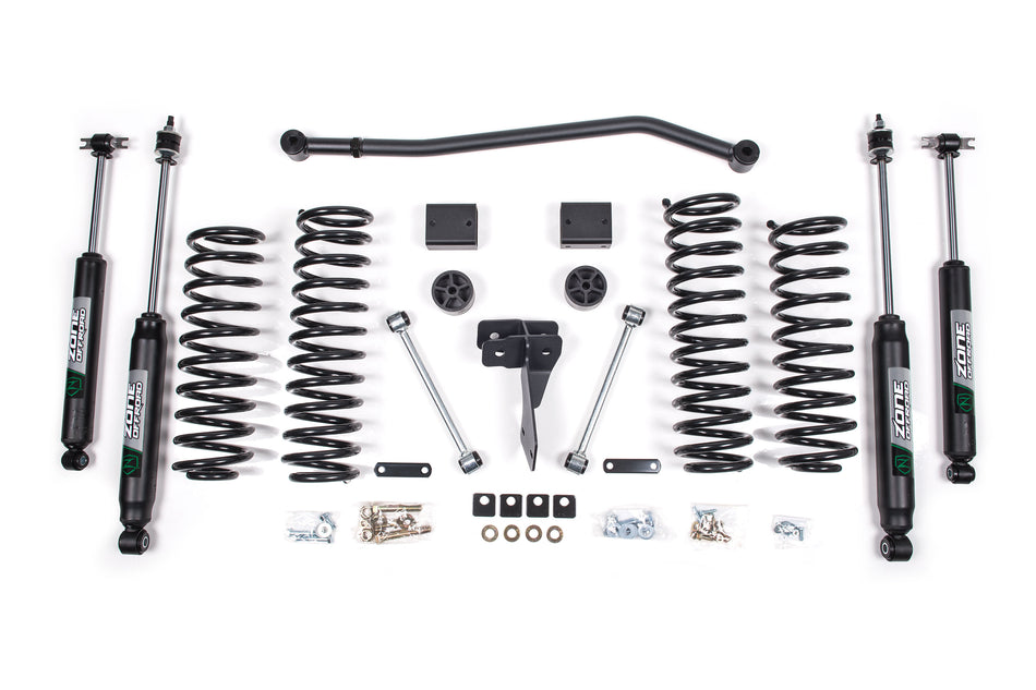 07-11 Jeep Wrangler JK 2 Door 4 Inch Coil Spring Lift Kit Fox Shocks Zone Offroad