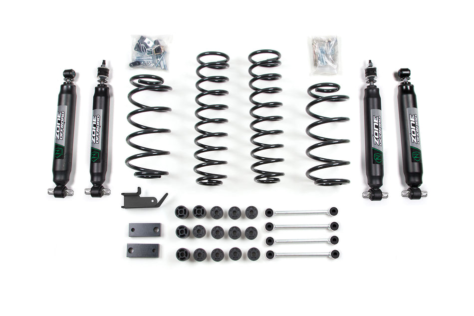 97-06 Jeep Wrangler TJ 4.25 Inch Combo Lift Kit Fox Shocks Zone Offroad