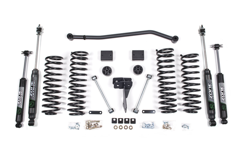 12-18 Jeep Wrangler JK 4 Door 4 Inch Coil Spring Lift Kit Fox Shocks Zone Offroad