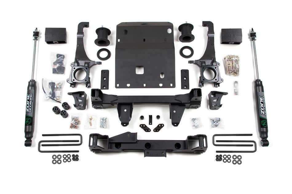 05-15 Toyota Tacoma 6 Inch Front 4 Inch Rear Lift Kit With Fox 2.0 Adventure Series Zone Offroad