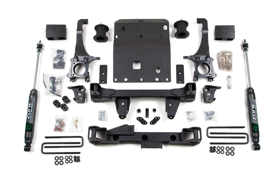 05-15 Toyota Tacoma 4 Inch Front 3 Inch Rear Lift Kit Fox Shocks Zone Offroad