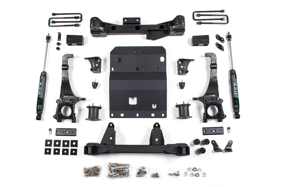 16-23 Toyota Tacoma 4 Inch Front 3 Inch Rear Lift Kit Fox Shocks Zone Offroad